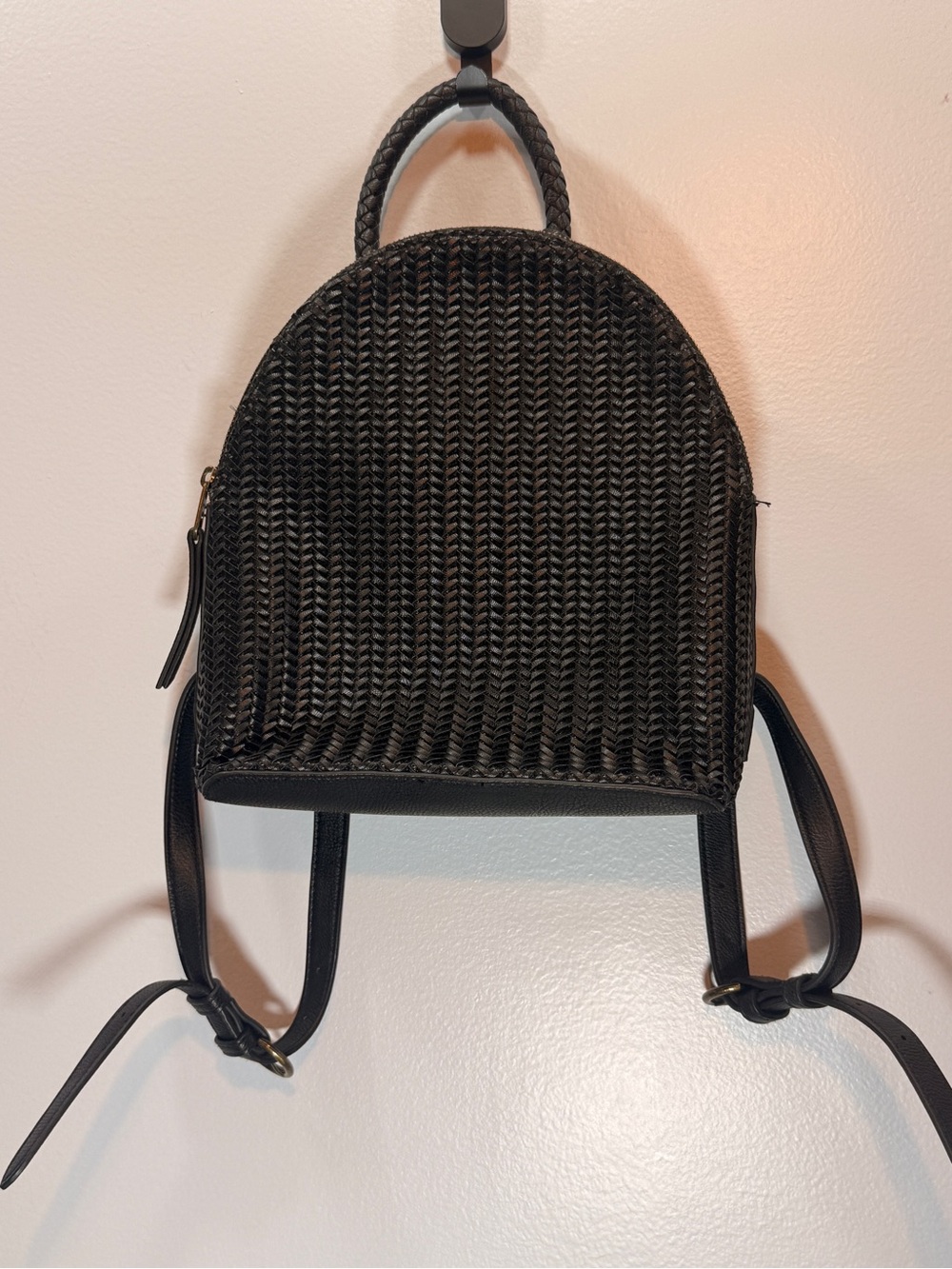 Universal Thread Black Woven Backpack